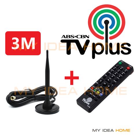 TV Plus Remote Control + TV PLUS Antenna with 3Meter/5Meter/10Meter ...