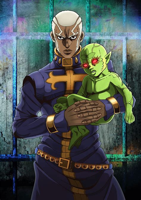 [Fanart] Stone Ocean Anime Pucci Key Art (by me) : r/StardustCrusaders