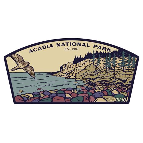 Acadia National Park Sticker – Sendero Provisions Co.