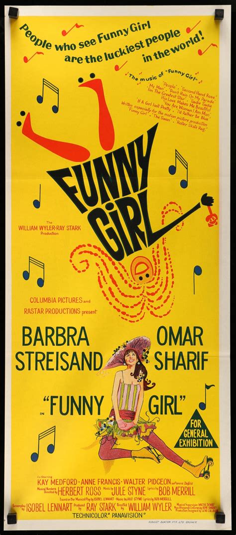 Funny Girl (1968) Original Australian Movie Poster - Original Film Art ...