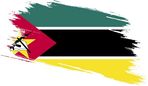 bandera de mozambique con textura grunge 12025169 PNG