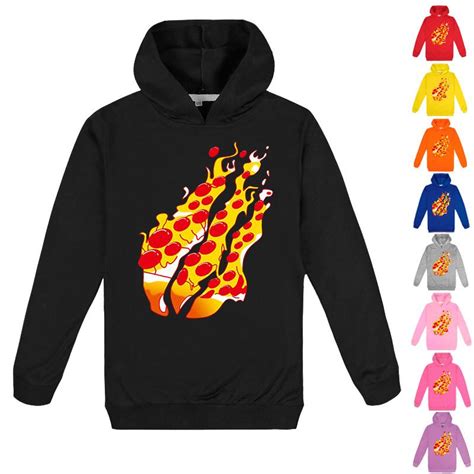 Kids Clothes PrestonPlayz Hoodie Fire Logo Inspired Sweatshirts Preston ...