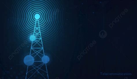 Telecommunications Signal Transmitter System Big Background, Robotic ...