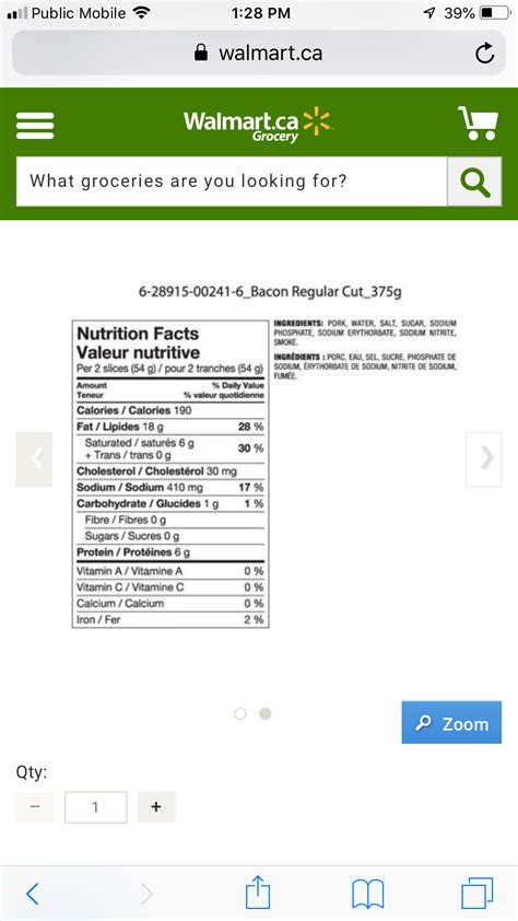 How many calories are really in my bacon — MyFitnessPal.com