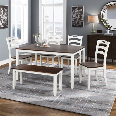 Dining Table And Chair Set For 6 ~ Jofran Carlyle Crossing 6-piece ...