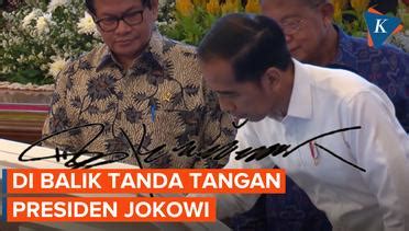 Nonton Video Makna Tanda Tangan Presiden Jokowi Terbaru | Vidio