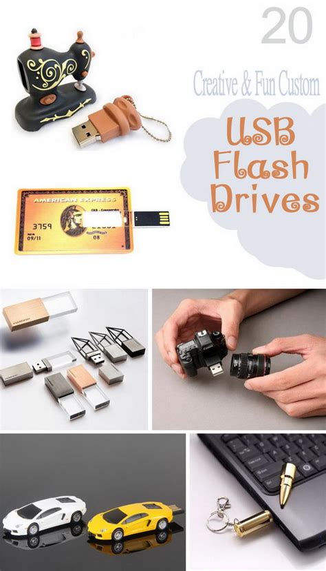 20 Creative & Fun Custom USB Flash Drives 2017