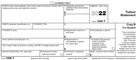 Utrgv 1098 T Form 2023 - Printable Forms Free Online