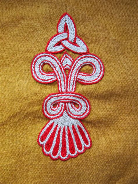 Medieval embroidery - XI c. motive, Gdynia by anitheya.deviantart.com ...