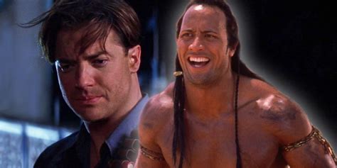 Brendan Fraser Only Met Dwayne Johnson AFTER Filming The Mummy Returns