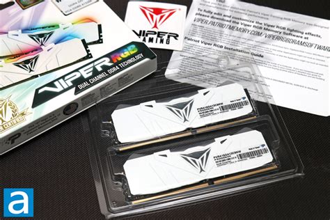 Patriot Viper RGB White DDR4-4133 2x8GB Review (Page 1 of 10) | APH ...