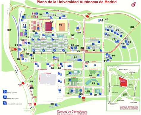 Uam Madrid Map