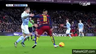 Neymar Rainbow Flick vs Celta Vigo 14.02.2016 on Make a GIF