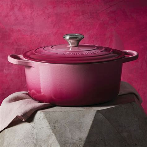 Le Creuset Berry Pink Cookware | Creuset, Le creuset, Le creuset berry