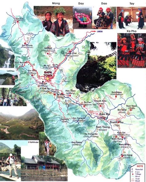 Sapa travel map