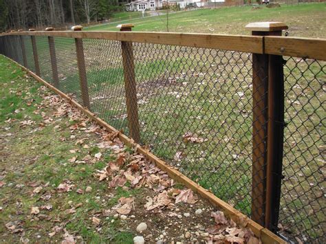 Things We All Hate About black chain link fence with wood posts ...