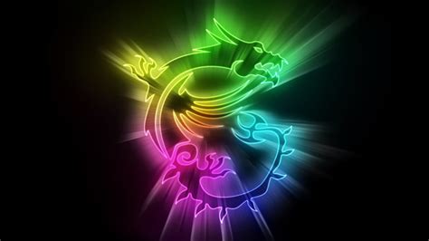 Rgb Dragon Wallpaper