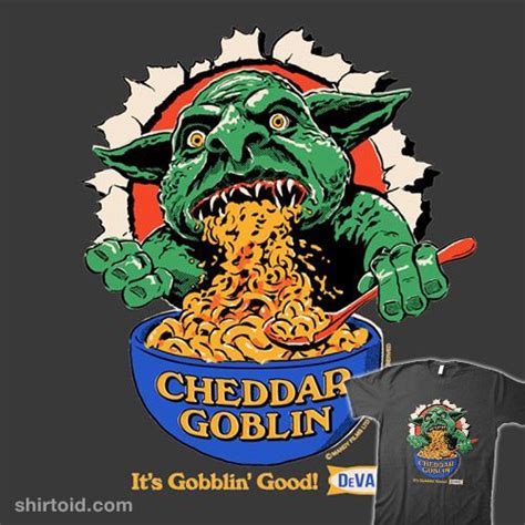 Cheddar Goblin T-Shirt | Unique Goblin Design