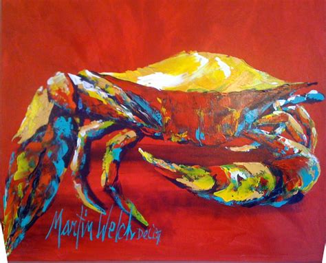 Unknown Artist Crab 3 Painting | Best Paintings For Sale