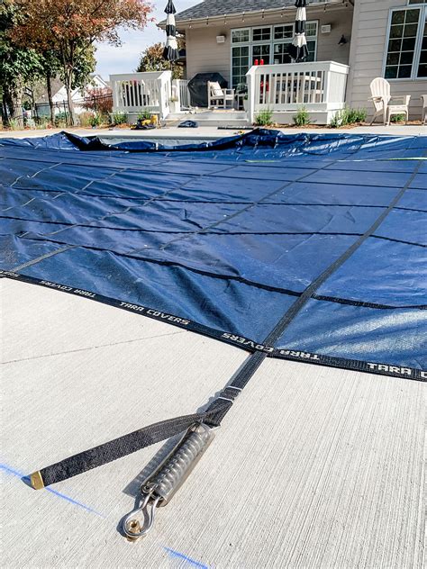 Winterizing the Pool and Installing the Safety Cover