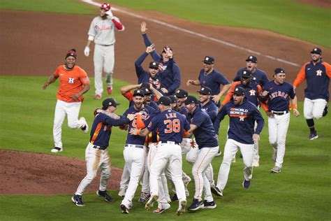 Houston Astros top Philadelphia Phillies 4-1 in Game 6 to win - oggsync.com