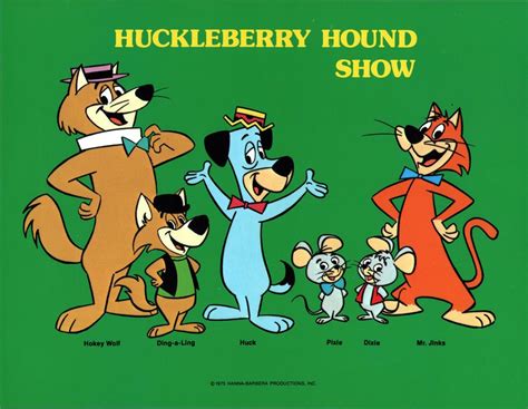 Hanna Barbera STYLE GUIDE PLATE - HUCKLEBERRY HOUND SHOW GANG | eBay ...