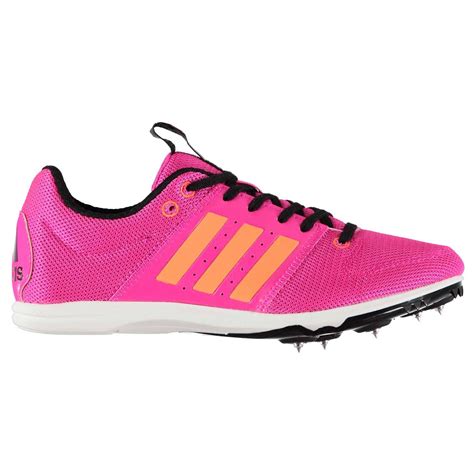 adidas Kids Allroundstar Spike Track Running Shoes Lace Up Lightweight ...