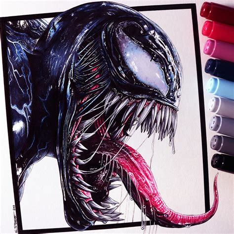 Venom Drawing by LethalChris on DeviantArt