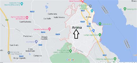 Dove si trova Arona Italia? Mappa Arona - Dove si trova