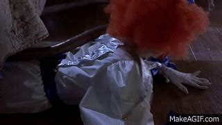 ray and the clown scene from scary movie 2 on Make a GIF