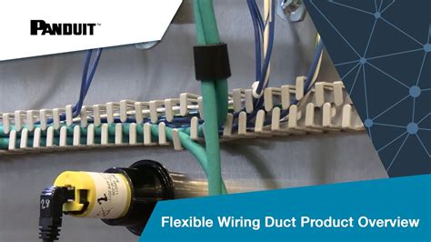 Panduit Flexible Wiring Duct System - YouTube