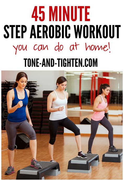 45 Minute Step Aerobic VIDEO Workout | #site_title