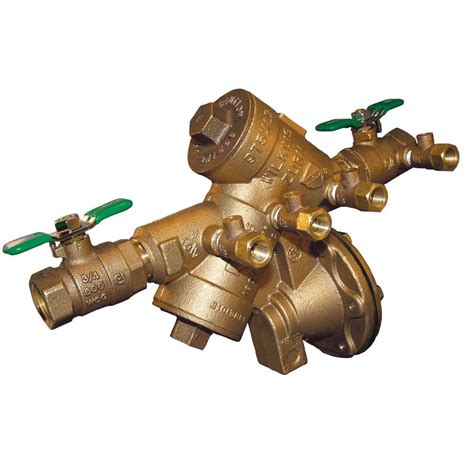 Zurn-Wilkins 3/4 in. Lead-Free Bronze Reduced-Pressure Backflow ...