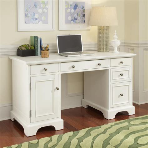 Shop Home Styles Naples White Computer Desk at Lowes.com