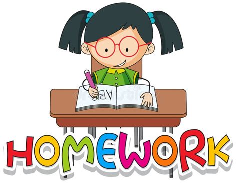 Word Homework Stock Illustrations – 4,484 Word Homework Stock ...