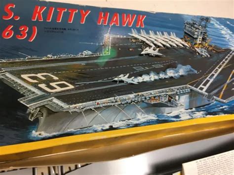 USS KITTY HAWK Aircraft carrier Kit as shown in photos Boat / Ship ...