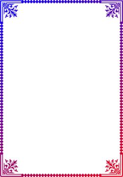 A4 Page Border Design PNG Transparent Images Free Download | Vector ...