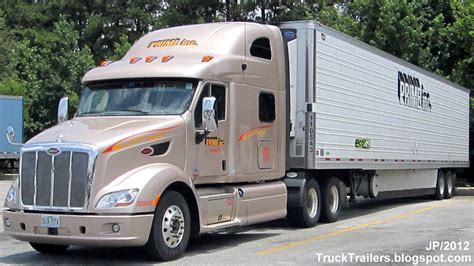 TRUCK TRAILER Transport Express Freight Logistic Diesel Mack Peterbilt ...