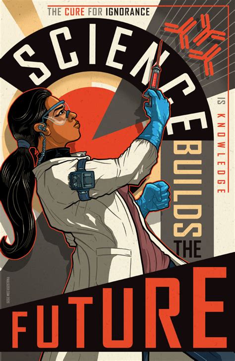 Science Builds The Future (Poster 6) – Sizer Design + Illustration