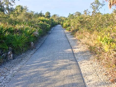 Upland paved trail near where the airfield was once located.