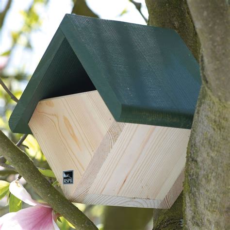 RSPB Robin and wren diamond nestbox - Garden bird nest boxes | Bird ...