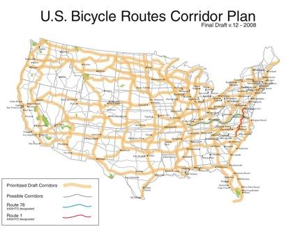 Bicycle Routes Across The United States - Bicycle Post