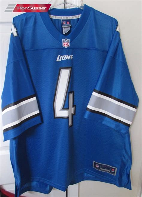 NFL Detroit Lions Jason Hanson #4 Jersey 3XL EUC – RonSusser.com