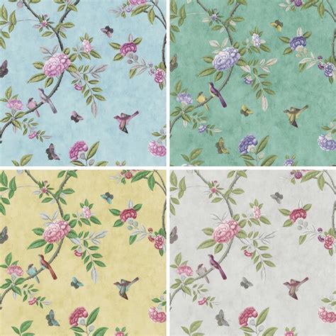 Bird In Everything: Chinoiserie Wallpaper Birds