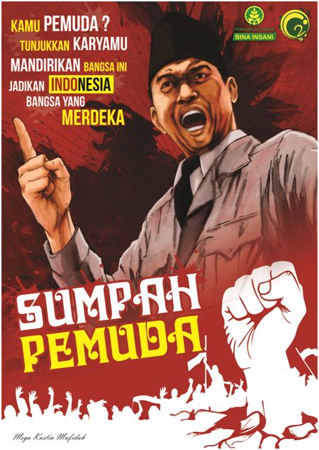 Poster Bertema Sumpah Pemuda – Sketsa