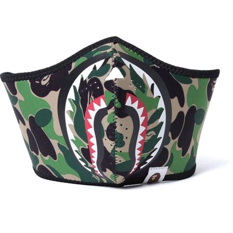 Bape Shark face wind protection mask ,bape face mask,bape shark camo ...