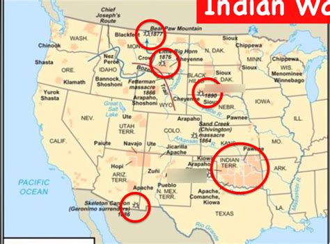 Apache Indians Map