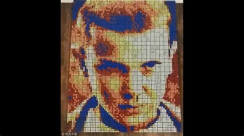 Rubik's cube art: Recognize these people? - CGTN