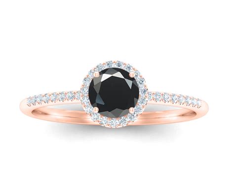 Black Diamond Engagement Rings