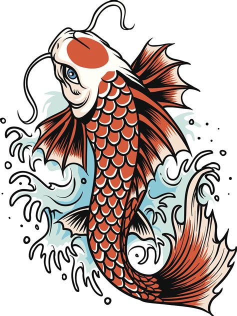 Galerie: Inspirierende Vorlagen für ein Koi-Tattoo | Koi fish drawing ...